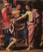 Nicolas Poussin Jesus Healing the Blind of Jericho oil on canvas